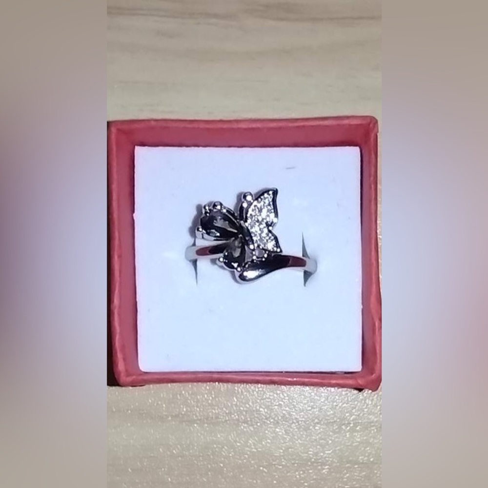 Amethyst Butterfly Ring